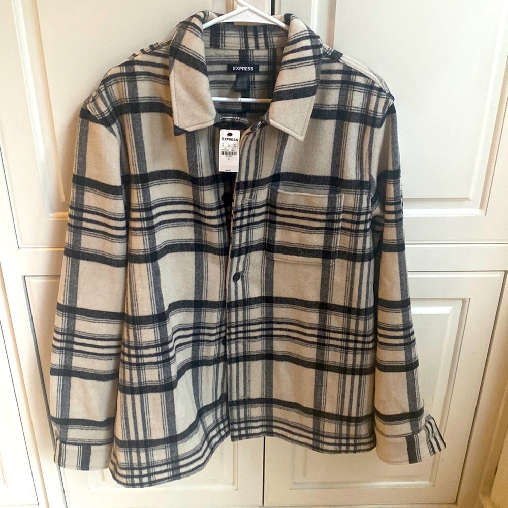 Really Nice Express Men’s Large Shirt Jacket- New!